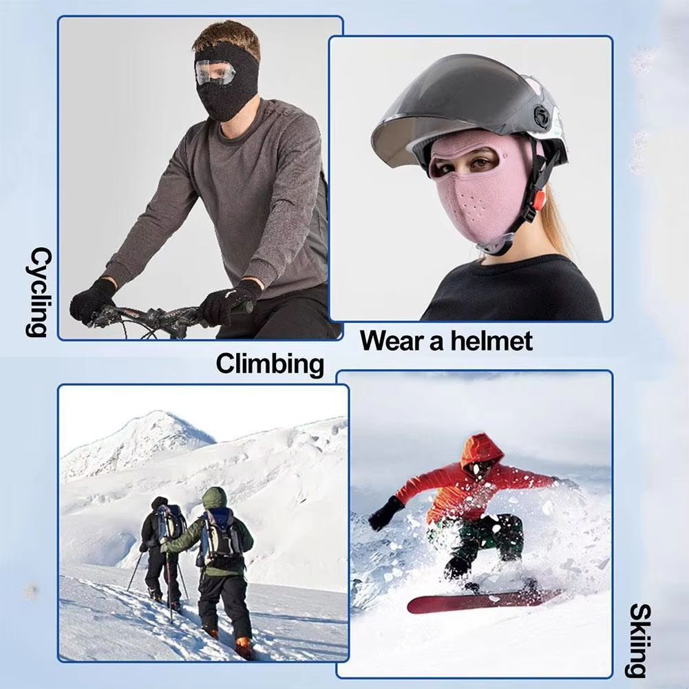 Windproof Full Face Mask with Anti-Fog Goggles – Winter Thermal Balaclava for Cycling, Skiing & Outdoor Sports